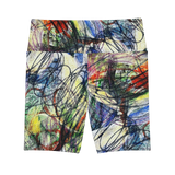 Scribble Explosion Athleisure Shorts