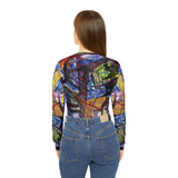 Scratch Scribble Jiggle V-neck Shirt