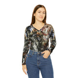 Speed Demon Long Sleeve V-neck Shirt