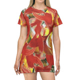 Morpheme Blazes Tropical T‑Shirt Dress