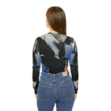 Cloudy Ink Bluets V-neck Shirt