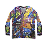 Scratch Scribble Jiggle V-neck Shirt