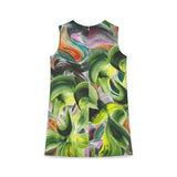 Morpheme Abundance Strokes Sleeveless Dress