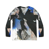 Cloudy Ink Bluets V-neck Shirt