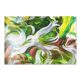 Green Swoon Area Rug