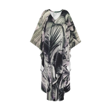 Purple Thorns Silk Kaftan