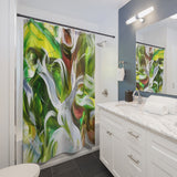 Time Dream Shower Curtains