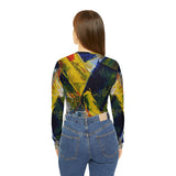 Squeegee Painted V-neck Shirt