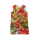 Morpheme Balance Flames Sleeveless Dress