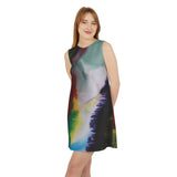 Indigo Flood Classic Shift Dress