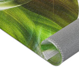 Green Swoon Area Rug