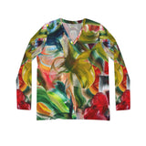 Morpheme Bouquet Long Sleeve V-neck Shirt