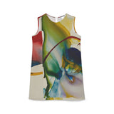 Watercolor Contour Classic Shift Dress