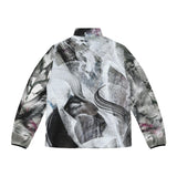 Time Stream Collapse Puffer Jacket