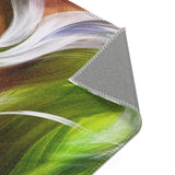 Green Swoon Area Rug