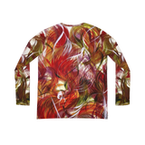 Scorched Desire Scorched Embers Long-Sleeve V-neck Shirt