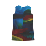 Indigo Flood Classic Shift Dress