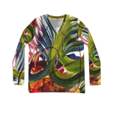 Giardino del Tempo Long Sleeve V-neck Shirt