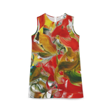 Morpheme Balance Flames Sleeveless Dress