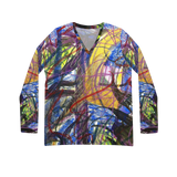 Scratch Scribble Jiggle V-neck Shirt