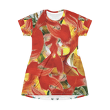 Morpheme Blazes Tropical T‑Shirt Dress