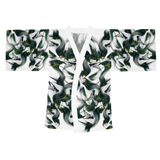 Green Brushstroke Kimono