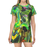 Jungle Neon T-Shirt Dress