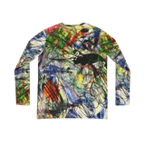 Scribble Time Explosion Long Sleeve V-neck Shirt