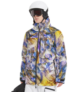 Morpheme Blurred Flames Ski Jacket