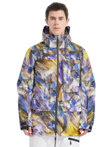 Morpheme Blurred Flames Ski Jacket