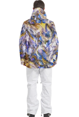 Morpheme Blurred Flames Ski Jacket