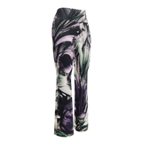 Purple Thorns Flare leggings