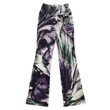 Purple Thorns Flare leggings