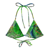 Scribblecore Green bikini top