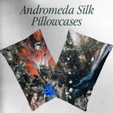 Andromeda Galaxy SILK PILLOWCASES