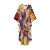 Morpheme Combustion Silk Dress