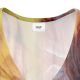 Morpheme Combustion Silk Dress