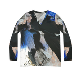 Cloudy Ink Bluets V-neck Shirt