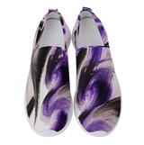 PURPLE SCRIBBLE SNEAKERS