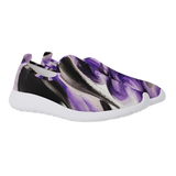 PURPLE SCRIBBLE SNEAKERS