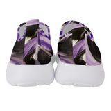PURPLE SCRIBBLE SNEAKERS