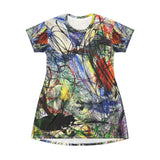 Scribblecore Yellow T-Shirt Dress