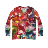 Morpheme Rivulets Long Sleeve V-neck Shirt