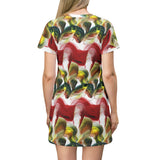 Scribblecore Wavy T-shirt dress