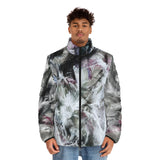 Time Stream Collapse Puffer Jacket