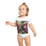 Purple Swoon Baby Bodysuit