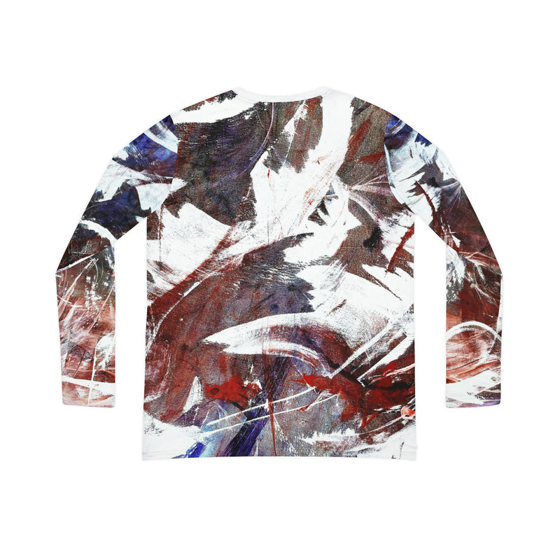 Volcanic Rupture Long Sleeve V-neck Shirt