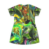 Jungle Neon T-Shirt Dress