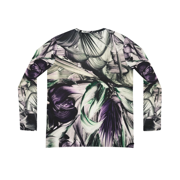 Purple Thorns V-neck Shirt