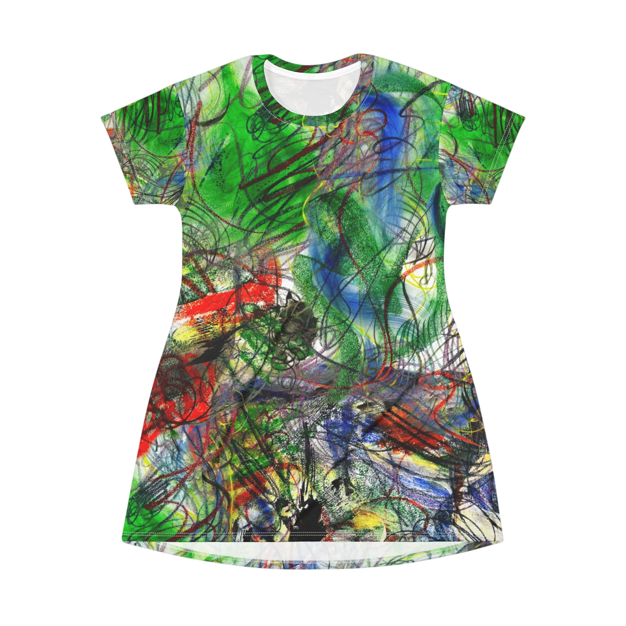 Scribblecore T-Shirt Dress